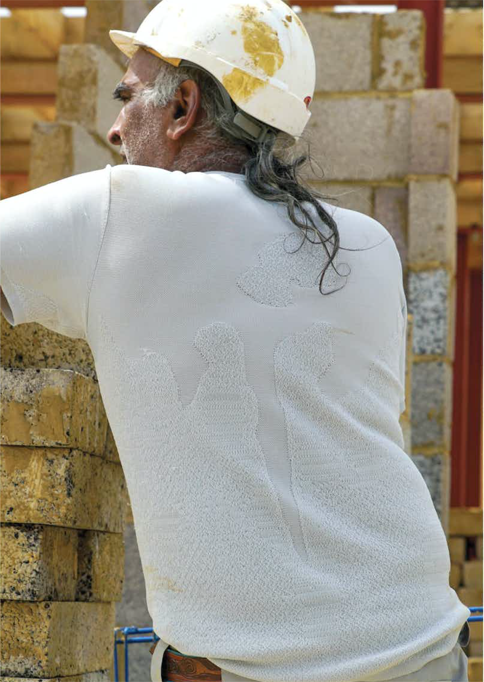 TMS.SITE press: The Face wrote about TMS.SITE in augsut 2022. A man wearing TMS.SITE workwear