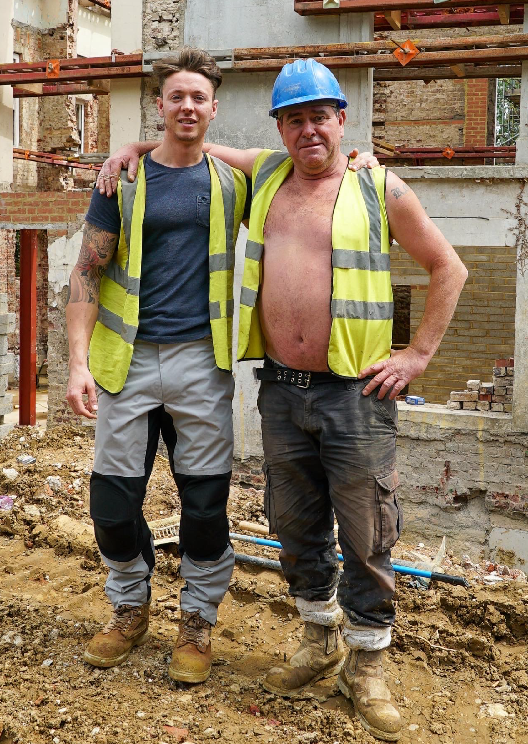 TMS.SITE press: 1 Granary wrote about TMS.SITE in 2022. Two working men wearing TMS.SITE workwear apparel